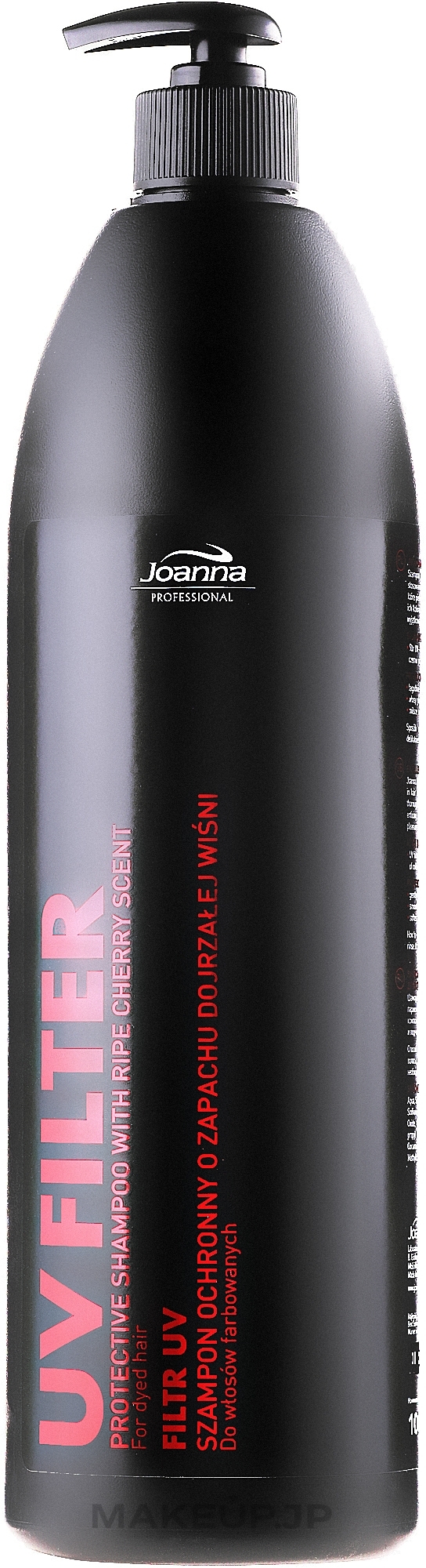 UV Filter Cherry Scent Shampoo for Colored Hair - Joanna Professional Hairdressing Shampoo — photo 1000 ml