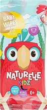 Fragrances, Perfumes, Cosmetics Kids Wet Wipes 'Aloe Vera', 10 pcs. - Naturelle Kidz Aloe Vera Wet Wipes