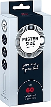 Latex Condoms, size 60, 10 pcs - Mister Size Extra Fine Condoms — photo N1