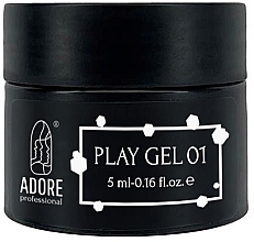 Nail Art Glitter Gel - Adore Play Gel Glitter — photo N1