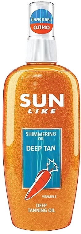 Deep Tan Shimmering Oil - Sun Like Shimmering Oil Deep Tan — photo N1