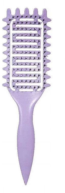 Curls Define Hair Brush, purple - Lewer Curls Define Brush — photo N1