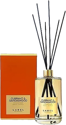 Label Currant & Sandalwood - Reed Diffuser — photo N1