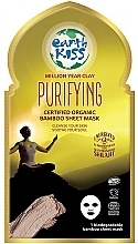 Fragrances, Perfumes, Cosmetics Cleansing Face Mask - Earth Kiss Million Year Clay Purifying Bamboo Sheet Mask