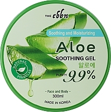 Soothing Aloe Face & Body Gel - The Ebbn Shooting & Moisture Aloe Sooting Gel 97% Purity — photo N2