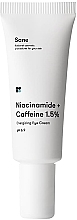 Fragrances, Perfumes, Cosmetics Anti Dark Circles & Puffiness Eye Cream with Caffeine - Sane Niacinamide + Caffeine 1.5% Energizing Eye Cream