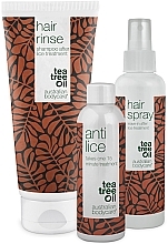Fragrances, Perfumes, Cosmetics Set - Australian Bodycare Head Lice Kit (shmp/200ml + h/spray/150ml + h/tret/100ml)