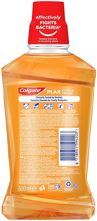 Mouthwash - Colgate Plax Citrus Fresh — photo N2