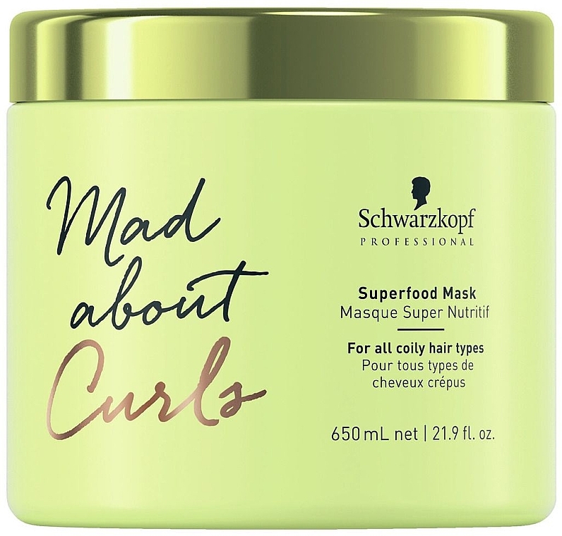 Mask for Very Curly Hair - Schwarzkopf Professional Mad About Curls Superfood Mask — photo N2