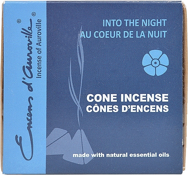 Into the Night Incense Cones - Maroma Encens d'Auroville Cone Incense Into The Night — photo N2