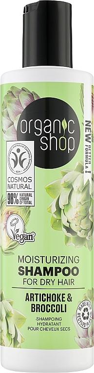 Artichoke & Broccoli Shampoo - Organic Shop Shampoo — photo N1