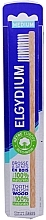 Fragrances, Perfumes, Cosmetics Wooden Toothbrush, medium - Elgydium Wood Medium Toothbrush