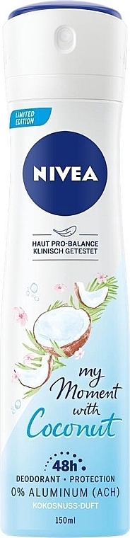 Deodorant - Nivea Women My Moment With Coconut Spray — photo N1