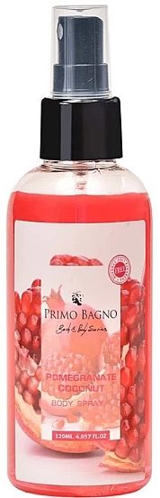 Pomegranate & Coconut Body Spray - Primo Bagno Pomegranate Coconut Body Spray — photo N1