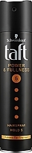 Power & Fullness Hair Spray for Thin & Weak Hair - Taft Schwarzkopf Hairspray Hold 5 — photo N1