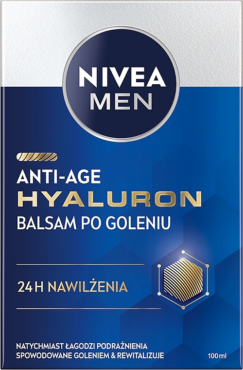 Anti-Aging After Shave Balm with Hyaluronic Acid - Nivea Men Anti-Age Hyaluronic After Shave Balm — photo N1
