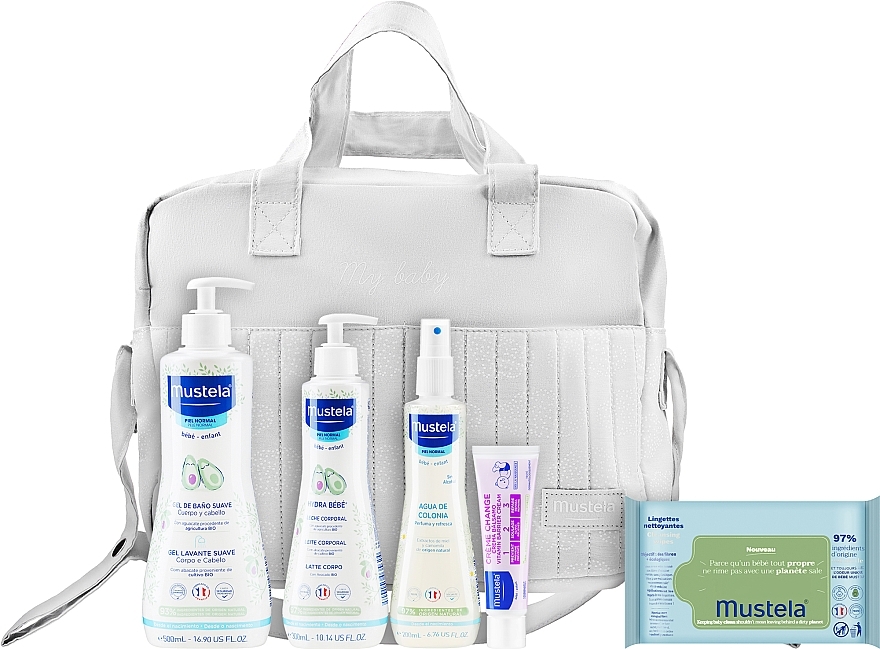 6-Piece Set - Mustela My Baby Grey Set — photo N9