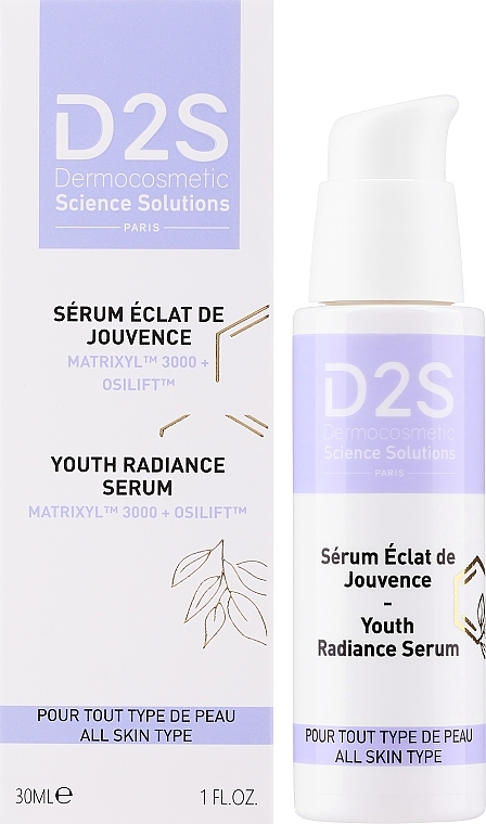 Face Serum 'Youth Glow' - D2S Anti Ageing Youth Radiance Serum — photo N3