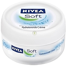 Fragrances, Perfumes, Cosmetics Light Moisturizing Cream - Nivea Soft Cream