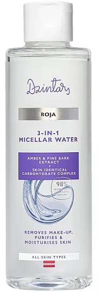 3-in-1 Micellar Water with Amber & Pine Bark Extracts - Dzintars Roja 3-in-1 Micellar Water — photo N1