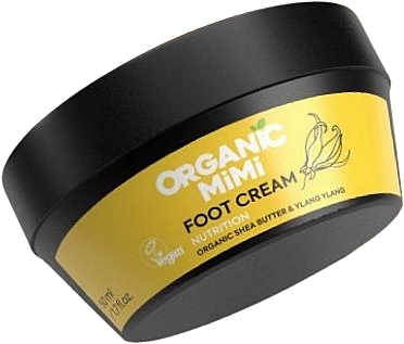 Shea & Ylang-Ylang Nourishing Foot Cream - Organic Mimi Foot Cream Nutrition Shea & Ylang Ylang — photo N1