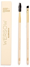 Fragrances, Perfumes, Cosmetics Brow Brush Set - Makeup Obsession x Wersow Hello Brows Brush Duo