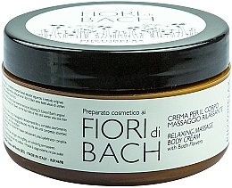 Fragrances, Perfumes, Cosmetics Massage Body Cream - Phytorelax Laboratories Bach Flowers Relaxing Massage Body Cream