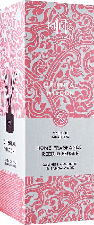 Oriental Wisdom Reed Diffuser - MDS Spa&Beauty Oriental Wisdom Home Fragrance Reed Diffuser — photo N1