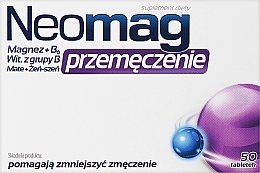 Fragrances, Perfumes, Cosmetics Anti-Exhaustion Dietary Supplement, tablets - Aflofarm NeoMag Exhaustion