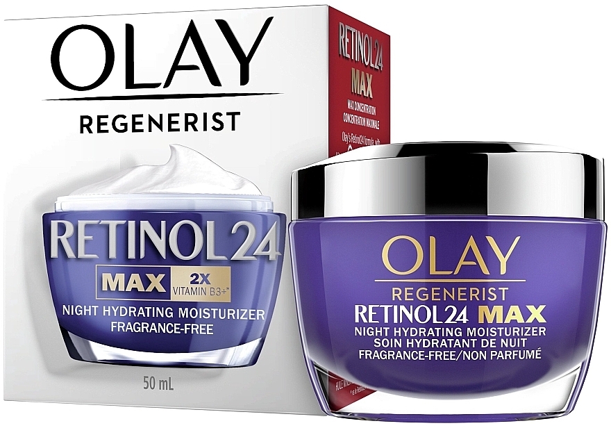Retinol Moisturizing Night Cream - Olay Regenerist Retinol24 Nigh Max Cream — photo N3