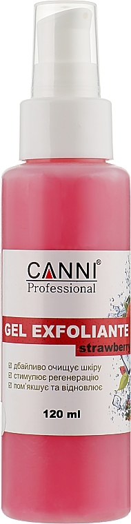 Exfoliating Strawberry Gel - Canni Gel Exfoliant Strawberry — photo N3