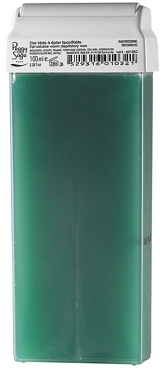 Warm Depilatory Wax Cartridge - Peggy Sage Cartridge Of Fat-Soluble Warm Depilatory Wax Vert — photo N1