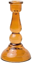 Fragrances, Perfumes, Cosmetics Glass Candle Holder - Paddywax Tall Glass Taper Holder Amber