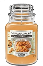 Fragrances, Perfumes, Cosmetics Scented Candle in Jar - Yankee Candle Home Inspiration Caramel Crunch