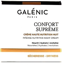 Intensive Nourishing Night Cream - Galenic Confort Supreme Intense Nutritive Night Cream — photo N2