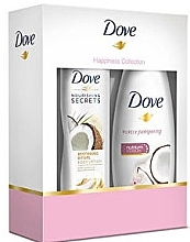 Fragrances, Perfumes, Cosmetics Set - Dove Coconut (b/cr/250ml + b/lot/250ml)