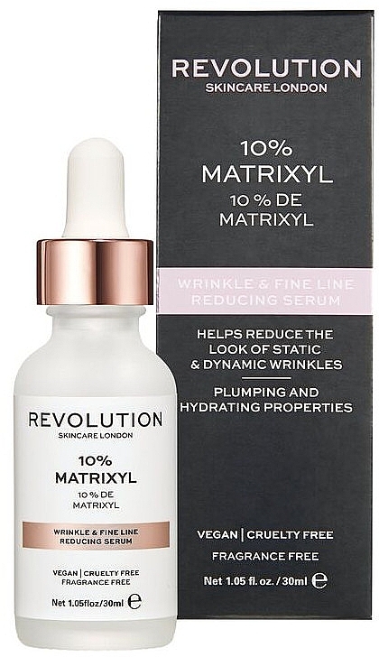 Anti Minor Wrinkle Serum - Makeup Revolution Skincare Wrinkle and Fine Line Reducing Serum 10% Matrixyl  — photo N1