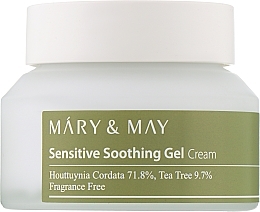 Soothing Facial Cream Gel for Problem Skin - Mary & May Sensitive Soothing Gel — photo N1