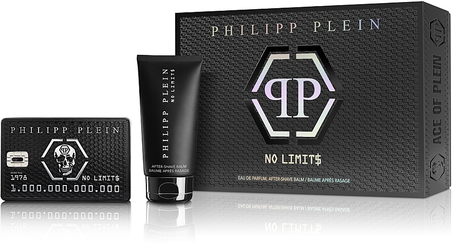 Philipp Plein No Limits - Set (edp/50ml + aft/sh/balm/50ml) — photo N1