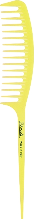 Comb with Handle, yellow - Janeke Fashion Supercomb — photo N1
