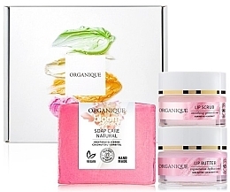 Juicy Gift Set - Organique (soap/100g + lip/butter/15ml + lip/scrub/15ml) — photo N1