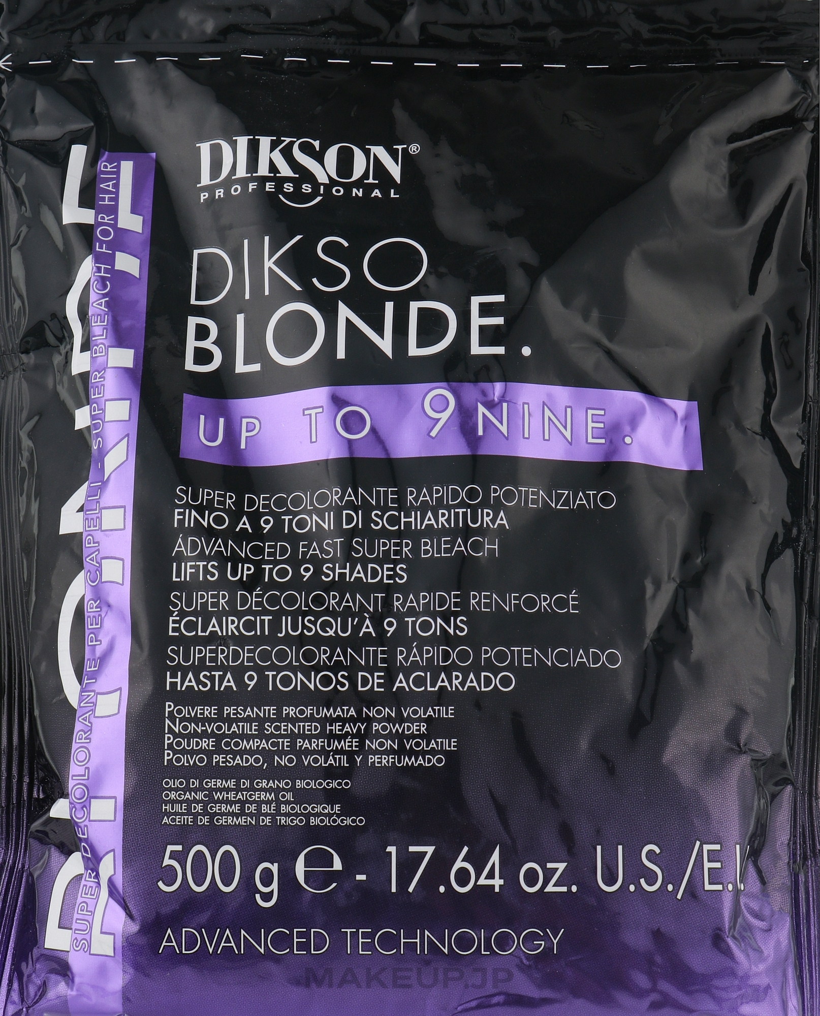 Hair Bleaching Powder - Dikson Dikso Blonde Bleaching Powder Up To 9 (zip pack) — photo 500 g