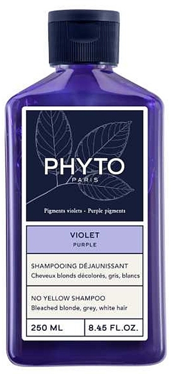 Anti-Yellow Shampoo - Phyto Purple No Yellow Shampoo — photo N1