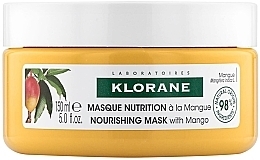 Fragrances, Perfumes, Cosmetics Mango Oil Mask for Dry & Damaged Hair - Klorane Hair Mask with Mango Butter