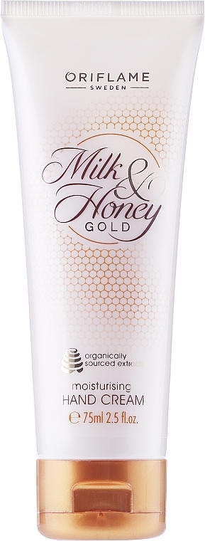 Moisturising Hand Cream "Milk & Honey. Gold" - Oriflame Milk & Honey Gold Hand Cream — photo N1