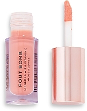 Set - Makeup Revolution Caramel Apple Mini Pout Bomb Lip Gloss Set (lipgloss/3x2.2ml) — photo N5