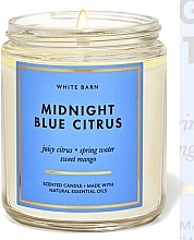 Fragrances, Perfumes, Cosmetics Scented Candle - Bath and Body Works Midnight Blue Citrus Single Wick Candle