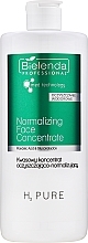 Fragrances, Perfumes, Cosmetics Hydrocleaning & Normalizing Facial Concentrate - Bielenda Professional H2 Pure Normalizing Face Concenrate