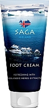 Fragrances, Perfumes, Cosmetics Foot Cream - Saga Iceland Foot Cream Refreshing With Icelandic Herbs Extracts