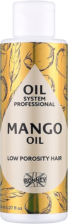 Low Porosity Hair Oil with Mango Butter - Ronney Professional Oil System Low Porosity Hair Mango Oil	 — photo N1